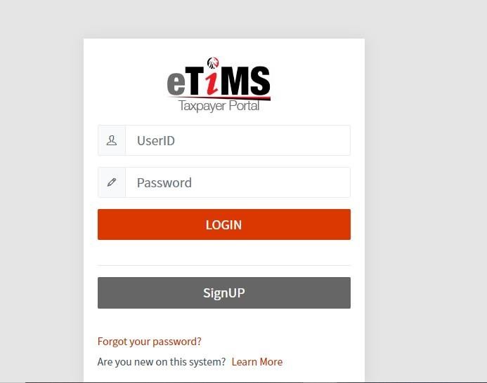 A screenshot of a login screen  Description automatically generated