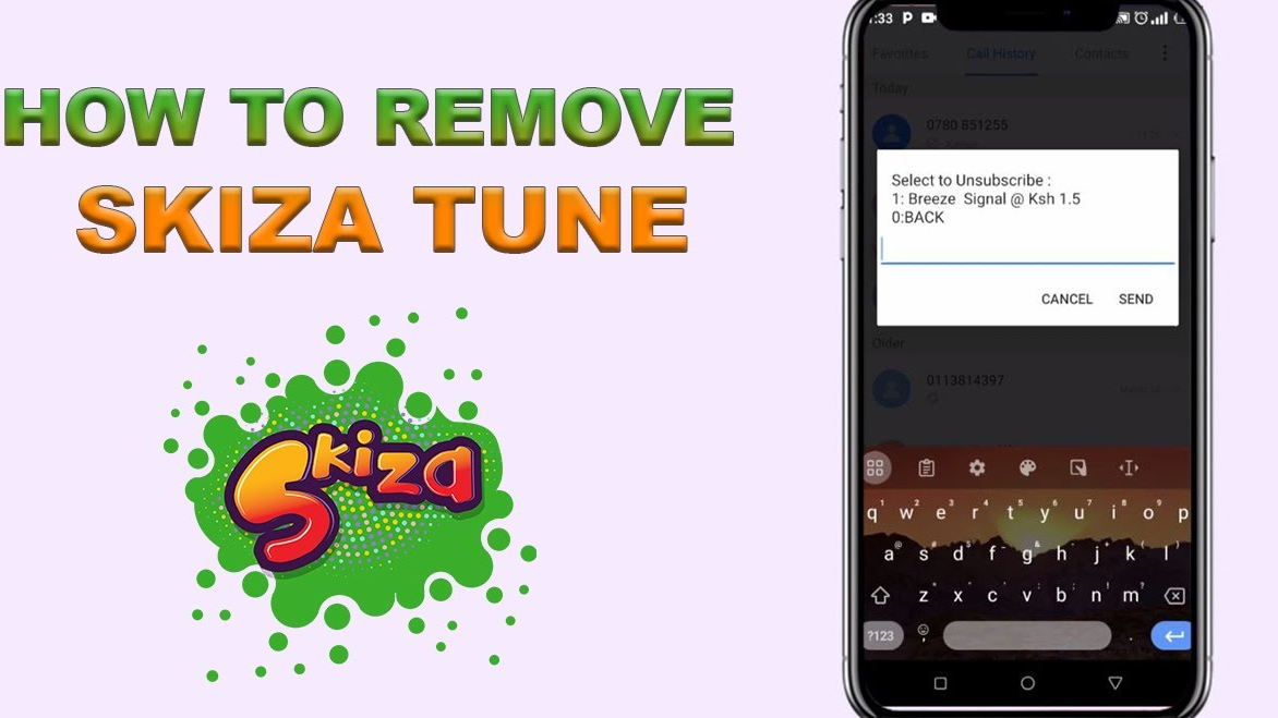 How To Remove Skiza Tune From My Phone